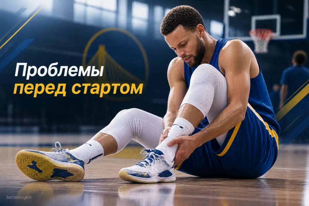 Стефен Карри получил повреждение перед стартом сезона НБА