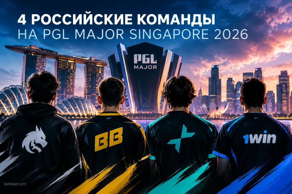 Team Spirit и ещё три российские команды сыграют на PGL Major Singapore 2026