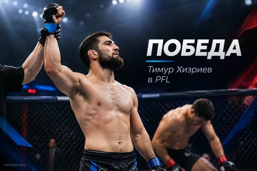 Тимур Хизриев победил Габриэля Брагу в возвращении в PFL