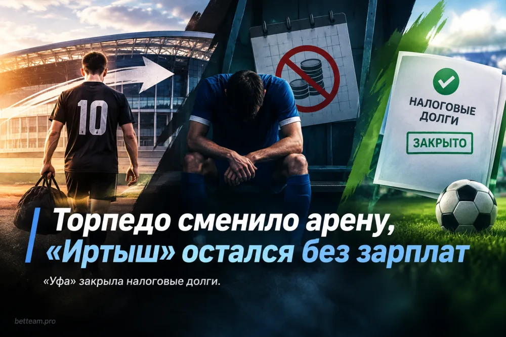 «Торпедо» сменило арену, «Иртыш» остался без зарплат