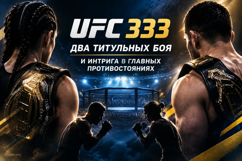UFC 333: два титульных боя и интрига в главных противостояниях