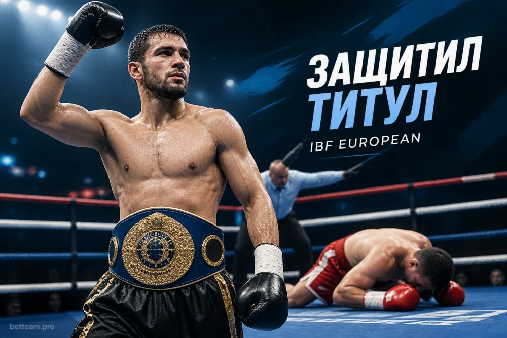 Умар Саламов остановил Едила Кожамбердиева и защитил титул IBF European