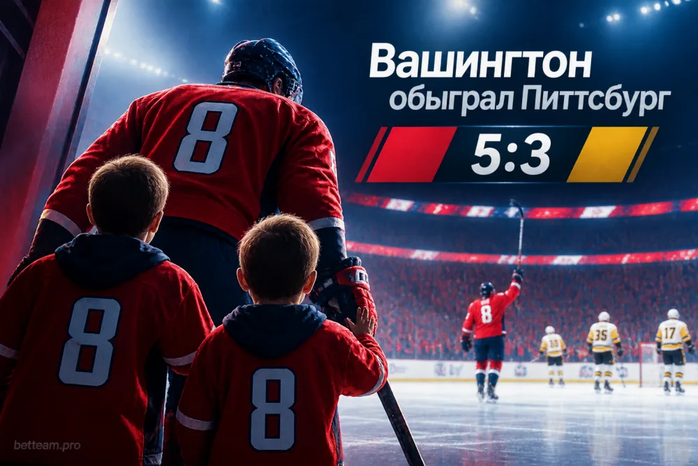 «Вашингтон» обыграл «Питтсбург» в первом домашнем матче сезона НХЛ