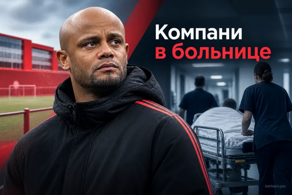 Венсан Компани госпитализирован после ухудшения самочувствия на базе «Баварии»