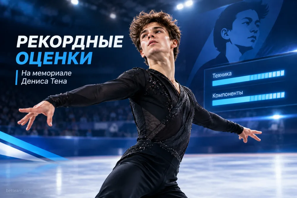Владислав Дикиджи получил рекордные оценки на мемориале Дениса Тена